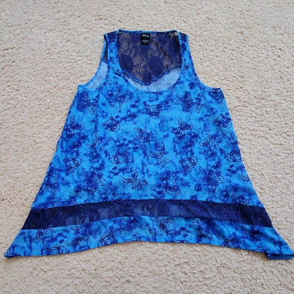 SOLD Stitch Lacey Tank Top